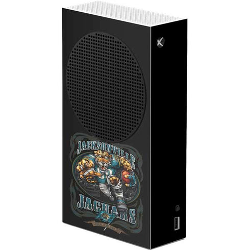 Liquid Blue NFL Jacksonville Jaguars Running Back Xbox Series S Console Skin