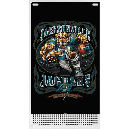 Liquid Blue NFL Jacksonville Jaguars Running Back Xbox Series S Console Skin