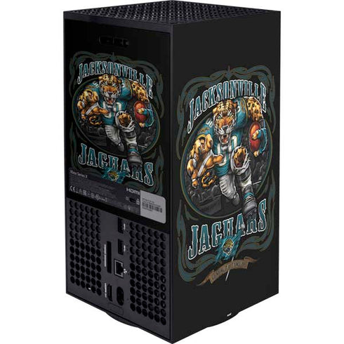 Liquid Blue NFL Jacksonville Jaguars Running Back Xbox Series X Bundle Skin