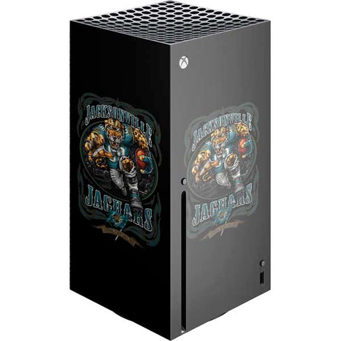 Liquid Blue NFL Jacksonville Jaguars Running Back Xbox Series X Console Skin