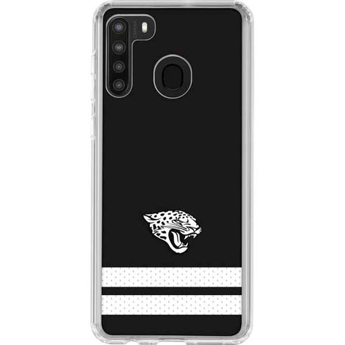 NFL Jacksonville Jaguars Shutout Galaxy A21 Clear Case