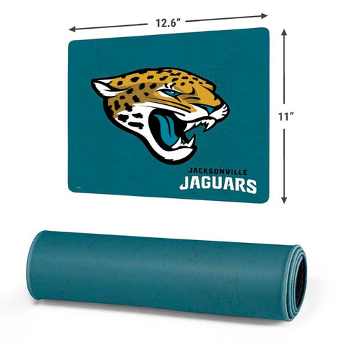 NFL Jacksonville Jaguars Teal Distressed Gaming Mouse Pad