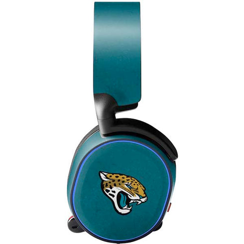 NFL Jacksonville Jaguars Teal Distressed SteelSeries Arctis 5 Skin