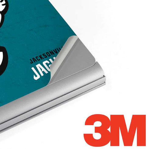 NFL Jacksonville Jaguars Teal Distressed Surface Book 2 13.5in Skin