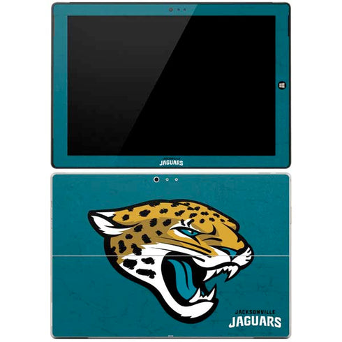 NFL Jacksonville Jaguars Teal Distressed Surface Pro 3 Skin