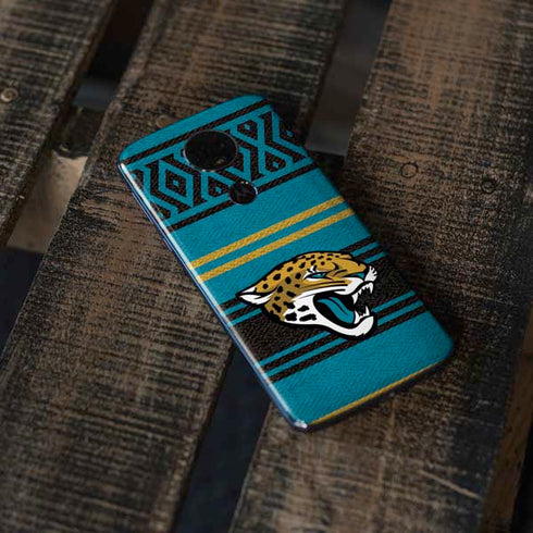 NFL Jacksonville Jaguars Trailblazer Moto E5 Plus Skin