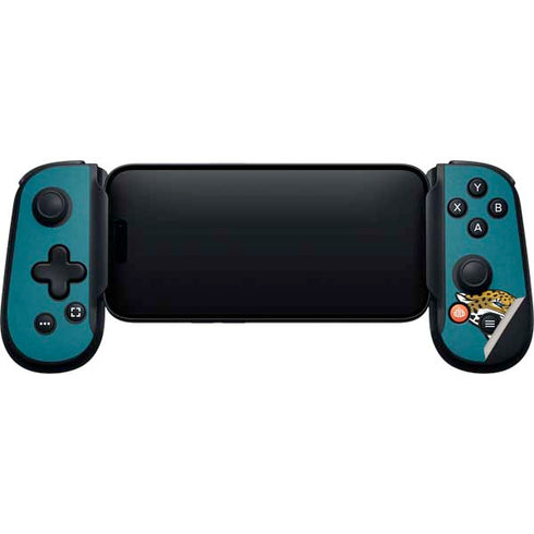 NFL Jacksonville Jaguars Teal Distressed Backbone One for iPhone Game Controller Skin