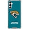 NFL Jacksonville Jaguars Teal Distressed Galaxy A15 5G Clear Case
