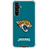 NFL Jacksonville Jaguars Teal Distressed Galaxy A54 5G Clear Case