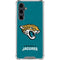 NFL Jacksonville Jaguars Teal Distressed Galaxy S23 FE Clear Case