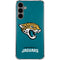 NFL Jacksonville Jaguars Teal Distressed Galaxy S24 Plus Clear Case