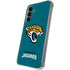 NFL Jacksonville Jaguars Teal Distressed Galaxy S24 Plus Clear Case