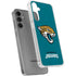 NFL Jacksonville Jaguars Teal Distressed Galaxy S24 Plus Clear Case