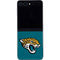 NFL Jacksonville Jaguars Teal Distressed Galaxy Z Flip5 5G Skin