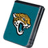 NFL Jacksonville Jaguars Teal Distressed Galaxy Z Flip5 5G Skin