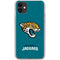 NFL Jacksonville Jaguars Teal Distressed iPhone 11 Clear Case