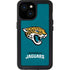 NFL Jacksonville Jaguars Teal Distressed iPhone 15 Waterproof Case