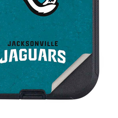 NFL Jacksonville Jaguars Teal Distressed Otterbox Defender iPhone Skin