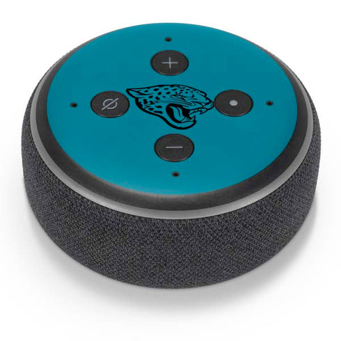 NFL Jacksonville Jaguars Teal Performance Series Amazon Echo Dot Skin