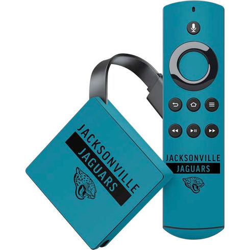 NFL Jacksonville Jaguars Teal Performance Series Amazon Fire TV Skin