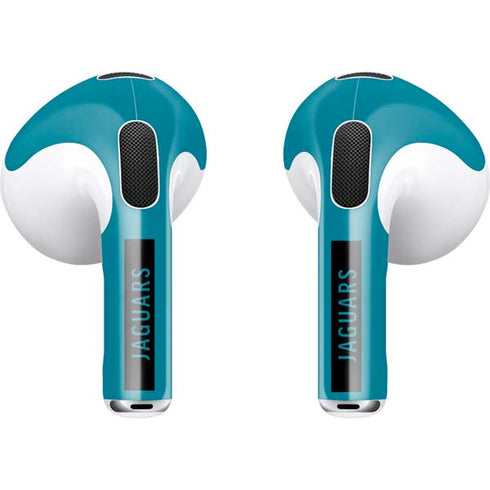 NFL Jacksonville Jaguars Teal Performance Series Apple AirPods (3rd Gen 2021) Skin
