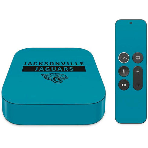 NFL Jacksonville Jaguars Teal Performance Series Apple TV Skin