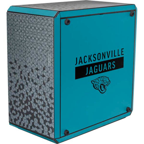 NFL Jacksonville Jaguars Teal Performance Series Cooler Master MasterBox Q300L Mini Tower Skin