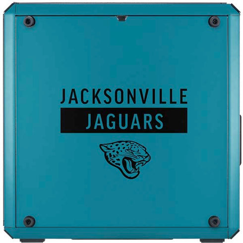 NFL Jacksonville Jaguars Teal Performance Series Cooler Master MasterBox Q300L Mini Tower Skin