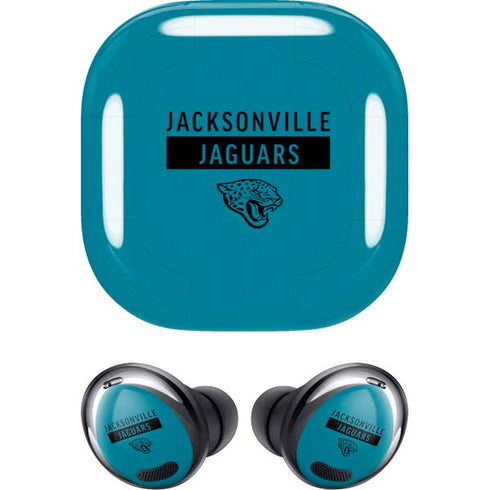 NFL Jacksonville Jaguars Teal Performance Series Galaxy Buds Pro Skin