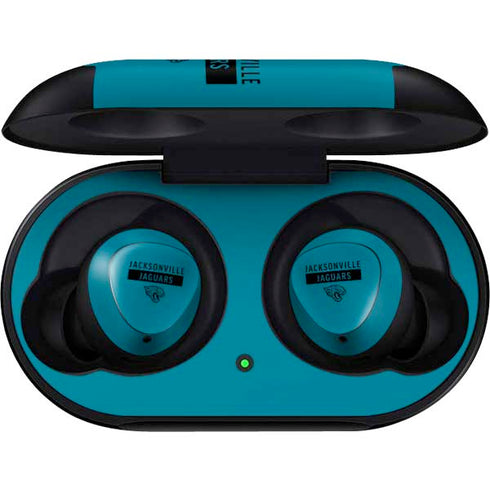 NFL Jacksonville Jaguars Teal Performance Series Galaxy Buds Skin