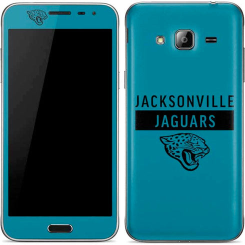 NFL Jacksonville Jaguars Teal Performance Series Galaxy J3 Skin