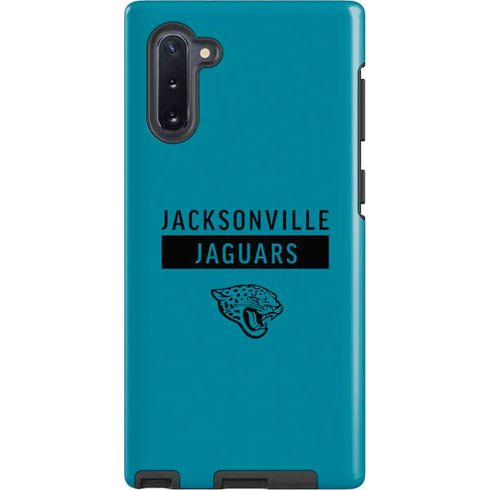 NFL Jacksonville Jaguars Teal Performance Series Galaxy Note 10 Pro Case