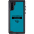 NFL Jacksonville Jaguars Teal Performance Series Galaxy Note 10 Waterproof Case