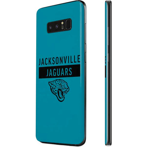 NFL Jacksonville Jaguars Teal Performance Series Galaxy Note 8 Skin
