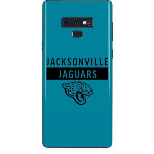 NFL Jacksonville Jaguars Teal Performance Series Galaxy Note 9 Skin