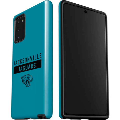 NFL Jacksonville Jaguars Teal Performance Series Galaxy Note20 5G Pro Case