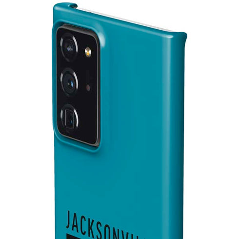 NFL Jacksonville Jaguars Teal Performance Series Galaxy Note20 Ultra 5G Lite Case