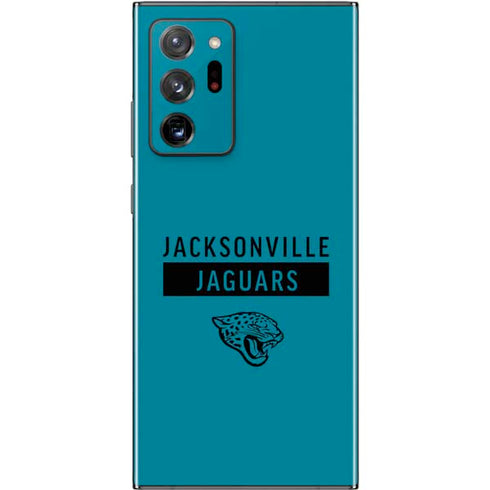 NFL Jacksonville Jaguars Teal Performance Series Galaxy Note20 Ultra 5G Skin