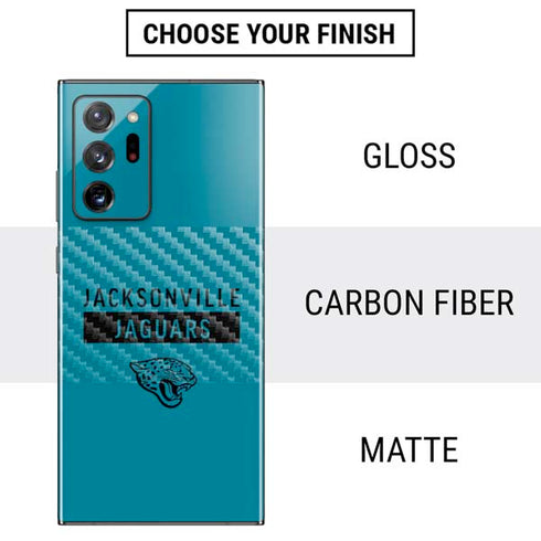 NFL Jacksonville Jaguars Teal Performance Series Galaxy Note20 Ultra 5G Skin
