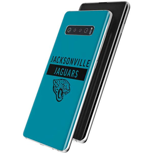 NFL Jacksonville Jaguars Teal Performance Series Galaxy S10 Skin