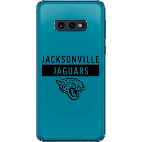 NFL Jacksonville Jaguars Teal Performance Series Galaxy S10e Skin