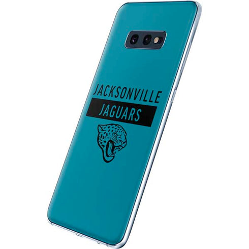 NFL Jacksonville Jaguars Teal Performance Series Galaxy S10e Skin