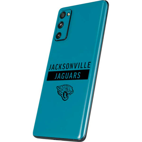NFL Jacksonville Jaguars Teal Performance Series Galaxy S20 Fan Edition Skin