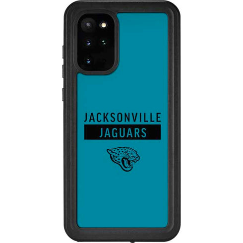 NFL Jacksonville Jaguars Teal Performance Series Galaxy S20 Plus Waterproof Case
