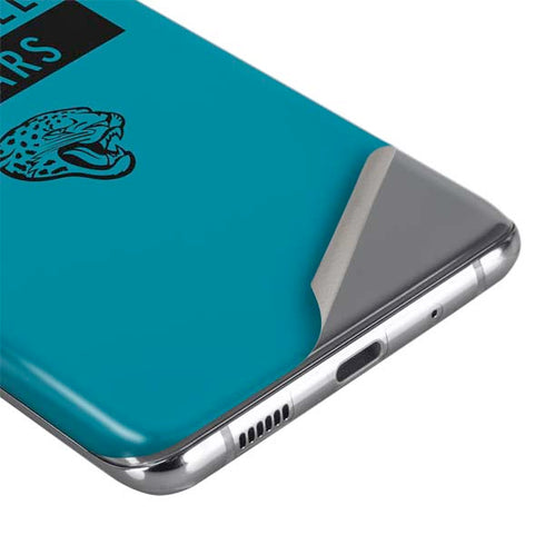 NFL Jacksonville Jaguars Teal Performance Series Galaxy S20 Skin