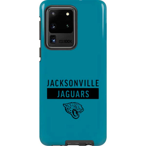 NFL Jacksonville Jaguars Teal Performance Series Galaxy S20 Ultra 5G Pro Case