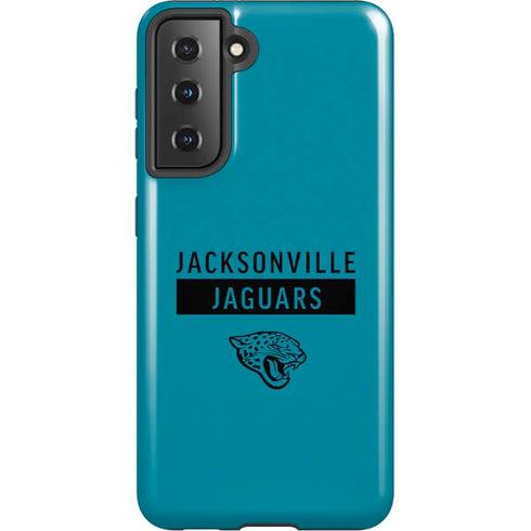 NFL Jacksonville Jaguars Teal Performance Series Galaxy S21 5G Pro Case