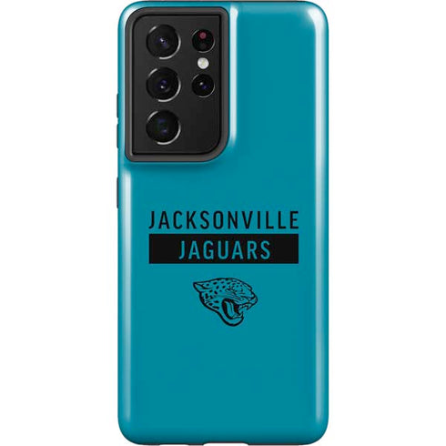 NFL Jacksonville Jaguars Teal Performance Series Galaxy S21 Ultra 5G Pro Case