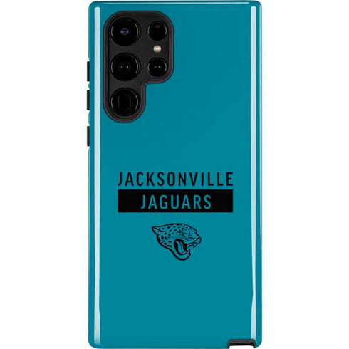 NFL Jacksonville Jaguars Teal Performance Series Galaxy S22 Ultra Pro Case