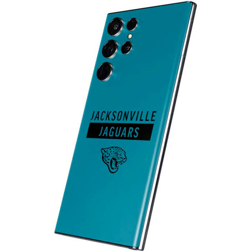 NFL Jacksonville Jaguars Teal Performance Series Galaxy S22 Ultra Skin